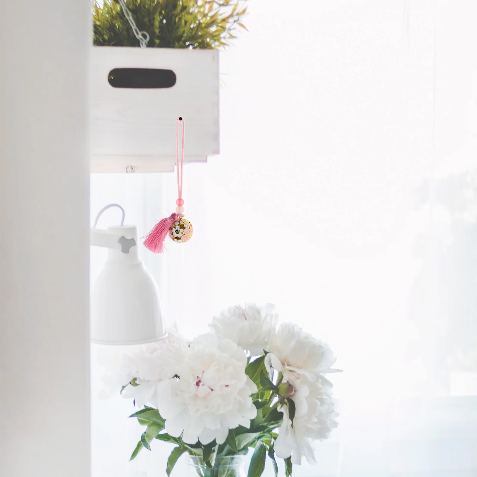 

Oriental Aesthetic Cherry Blossom Pendant Japanese Omamori Amulet Lucky Bag Charm Decorative Hanging Pendant for Women