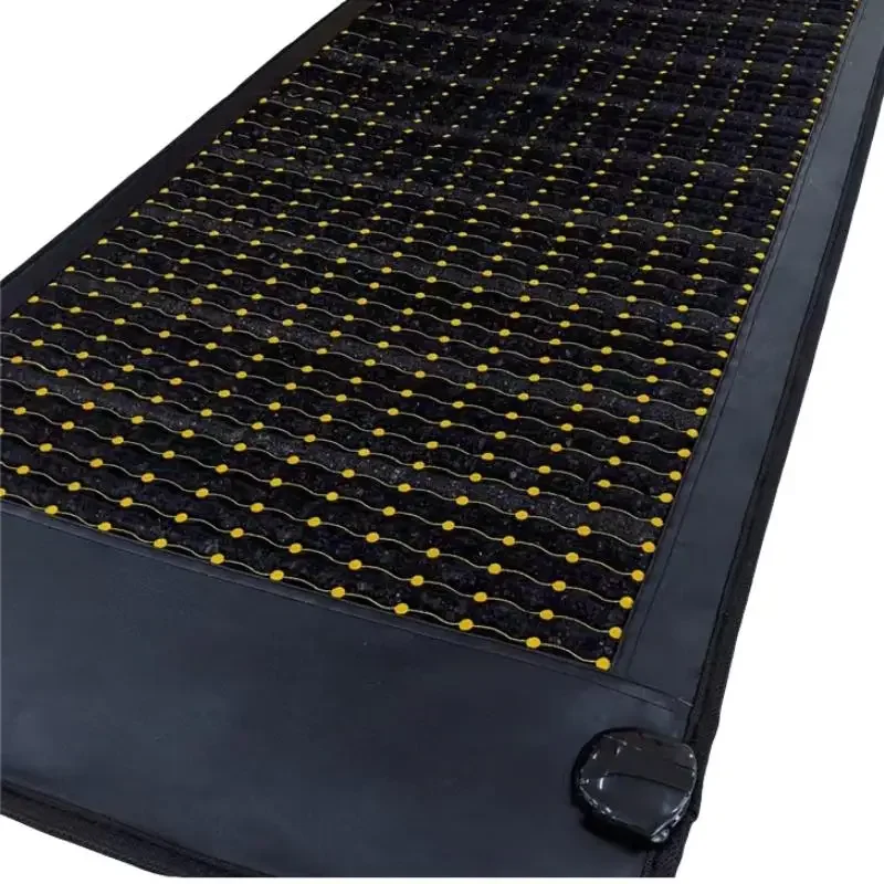 Far Infrared PEMF Mat For Yoga Non EMF Natural Crystal Therapy Sauna Heat Amethyst Tourmaline Bio Pulsed Magnetic Field Mattress