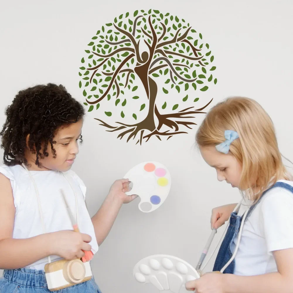 Tree of Life Stencils Decor Template for Art Projects
