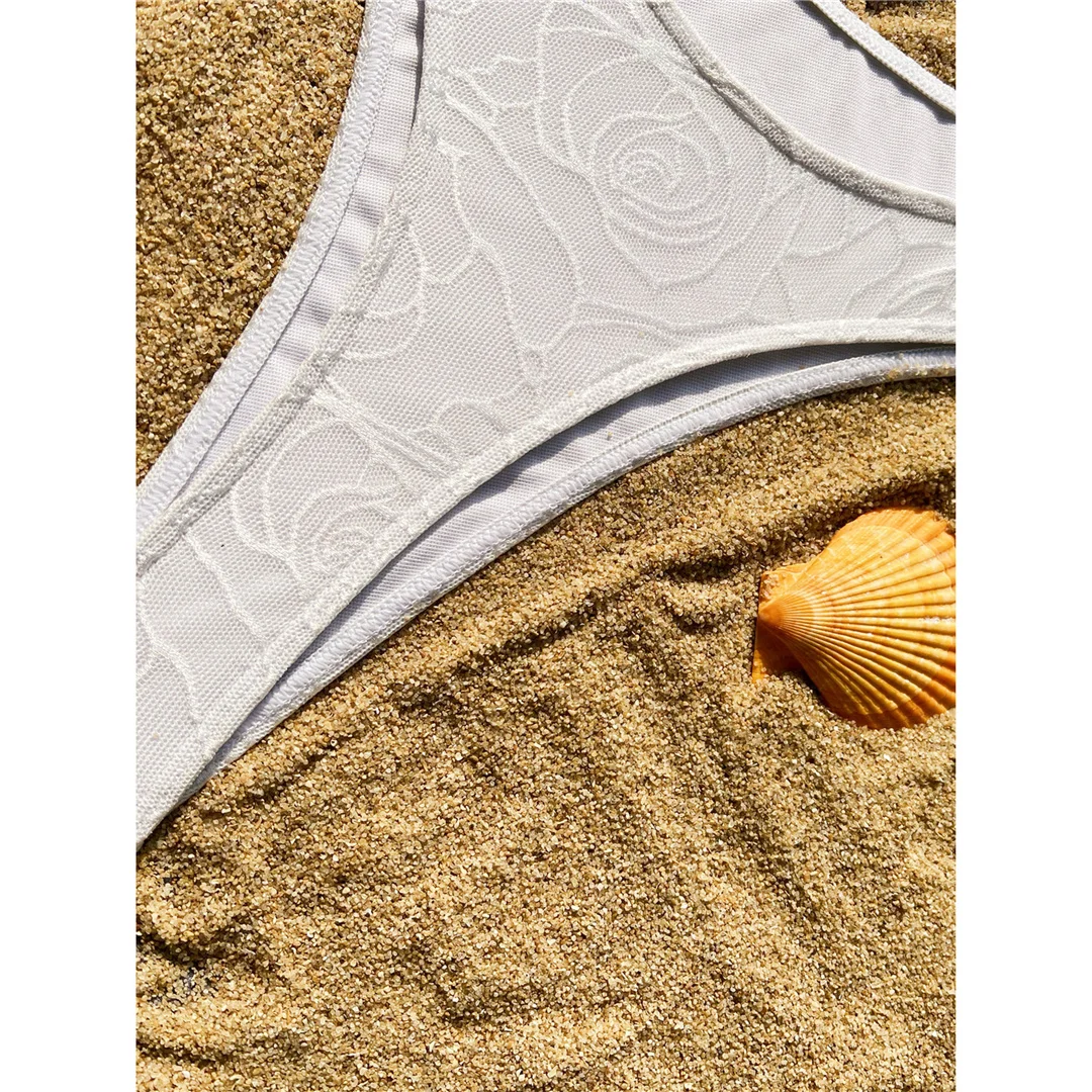 S - XL Halter-Bikini mit hohem Beinausschnitt, brasilianischer Bikini, Damen-Badeanzug, zweiteiliges Bikini-Set, Damen-Badebekleidung, Badeanzug, Badebekleidung, Schwimmbekleidung V6273 – Detail 6
