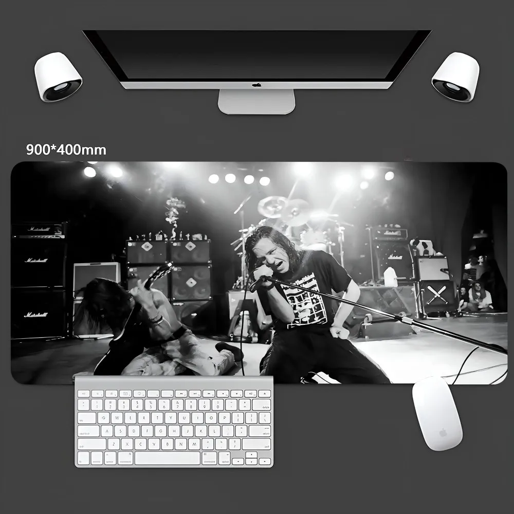 

R-Rock B-Band P-Pearl J-James Mouse Pad Large Gamer Mousepad Keyboard Mat XXL Mouse Mat Accessories Rubber Desk Mat 400x900x5mm