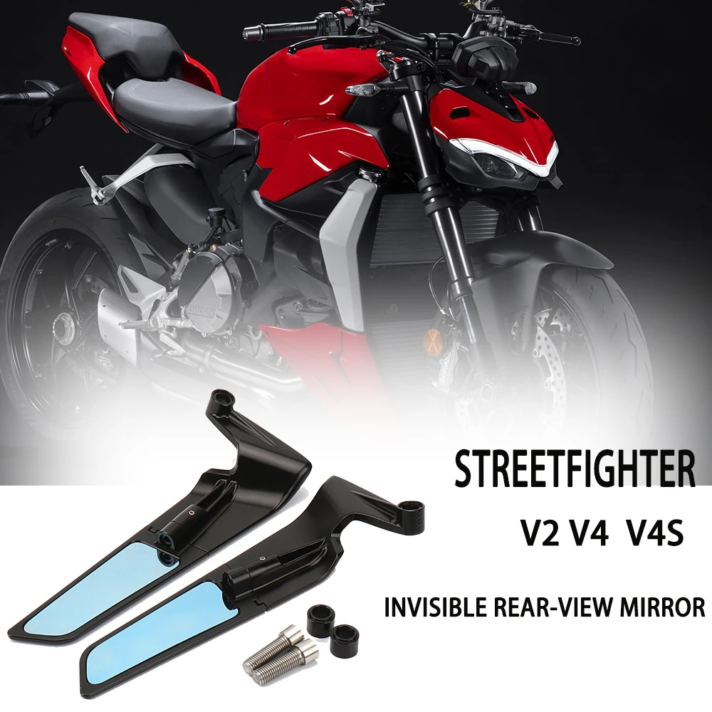 

Motorcycle Stealth Naked Mirrors Streetfighter V2 for DUCATI Streetfighter V4 S Accessories Mirrors Streetfighter V4S Parts