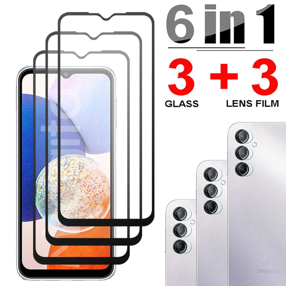 Tempered Glass For Samsung Galaxy A14 A13 5G A12 A11 A10 A10S Screen Protector Lens Full Cover Film For Samsung A14 Glass