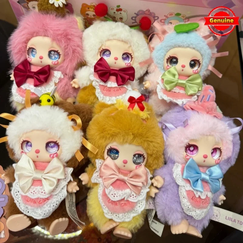

Genuine Liila V4 Chef Kitten Series Blind Box Baby Three Cute Doll Trendy Play Plush Vinyl Bag Pendaiend Surprise Birthday Gift