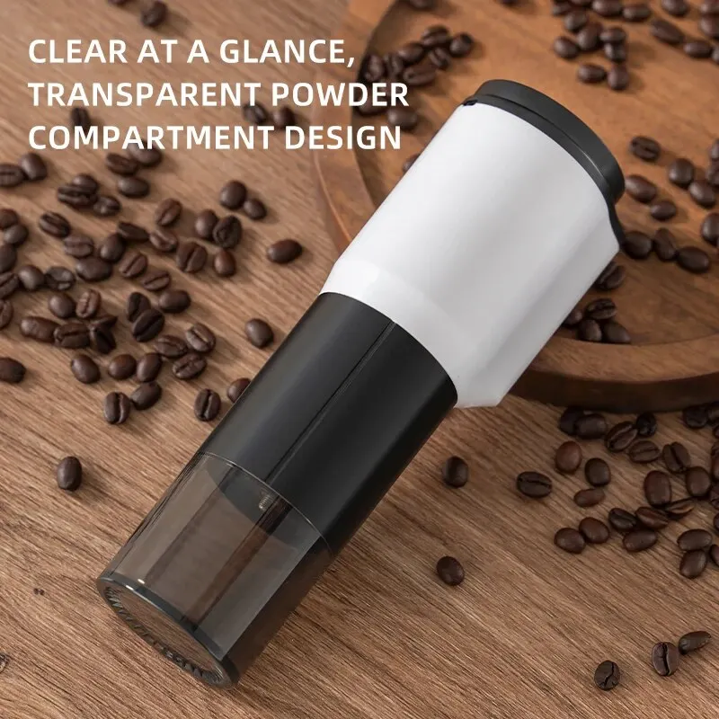 1PC Portable Electric Coffee Grinder TYPE-C USB Charge Ceramic Grinding Core Home Wireless Coffee Beans Pulverizer Grinder