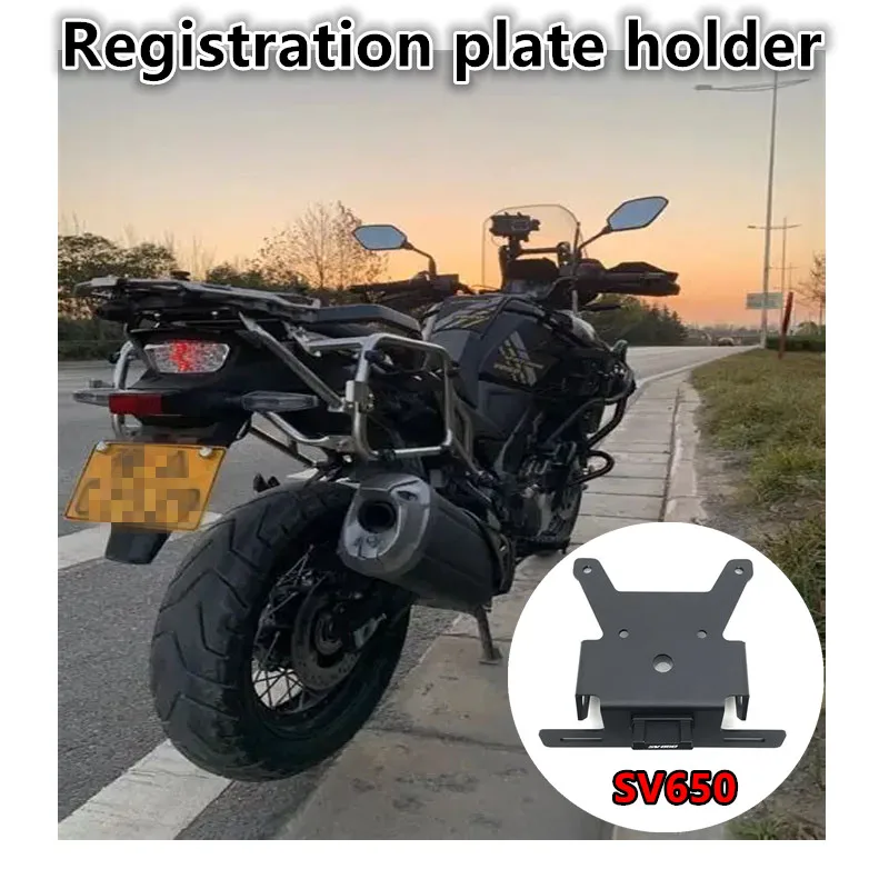 

Fit SV650 License Plate Frame Holder Bracket Tail Tidy Fender Eliminator For Suzuki SV650 SV650A SV650X 2015-2021 2016 17 2018
