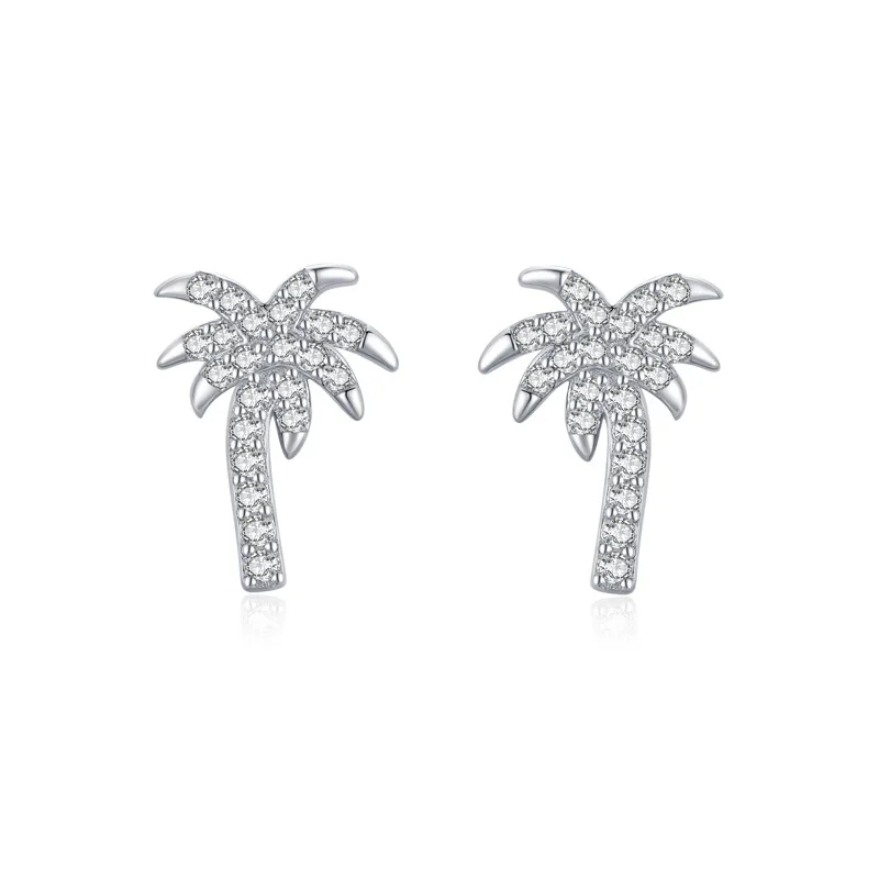 

Manufacturer S925 Coconut Palm Prata Sterling Silver Jewellery New Earring 2023