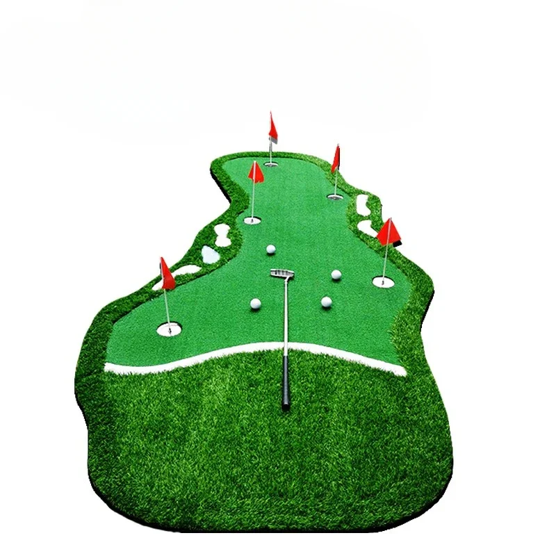 Indoor golf green putter practitioner home office putter practice blanket any size can be customized