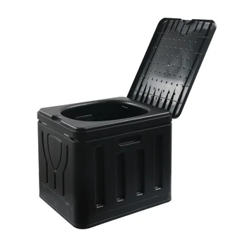 便攜式戶外廁所 4 合 1 車用水桶 可重複使用垃圾桶 可折疊 防臭 緊急廁所 適用於露營、公路旅行、房車 10 最佳銷售 廁所露營 - №8