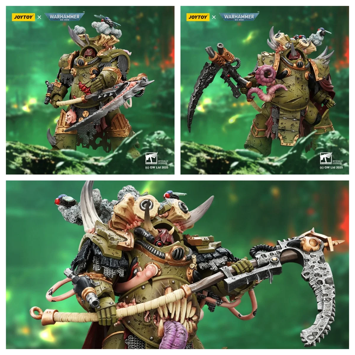 

HIPLAY JOYTOY Death Guard Deathshroud Terminator JT02595 1/18 Scale Warhammer Action Figure