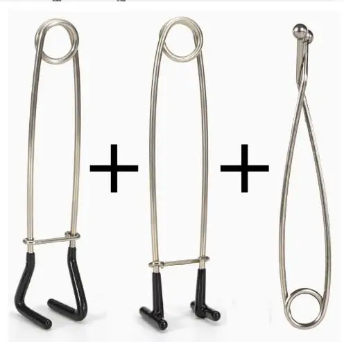 

3 Pcs Fish Opening Dilator Jaw Spreader Gripper Lip Stainless Steel Grabber Mouth Spreaders