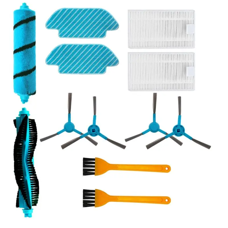 

Набор сменных плюшевых и боковых щеток A76G для подметальной машины Conga 4090 5090, включает в себя щетку для ковров и фильтры.