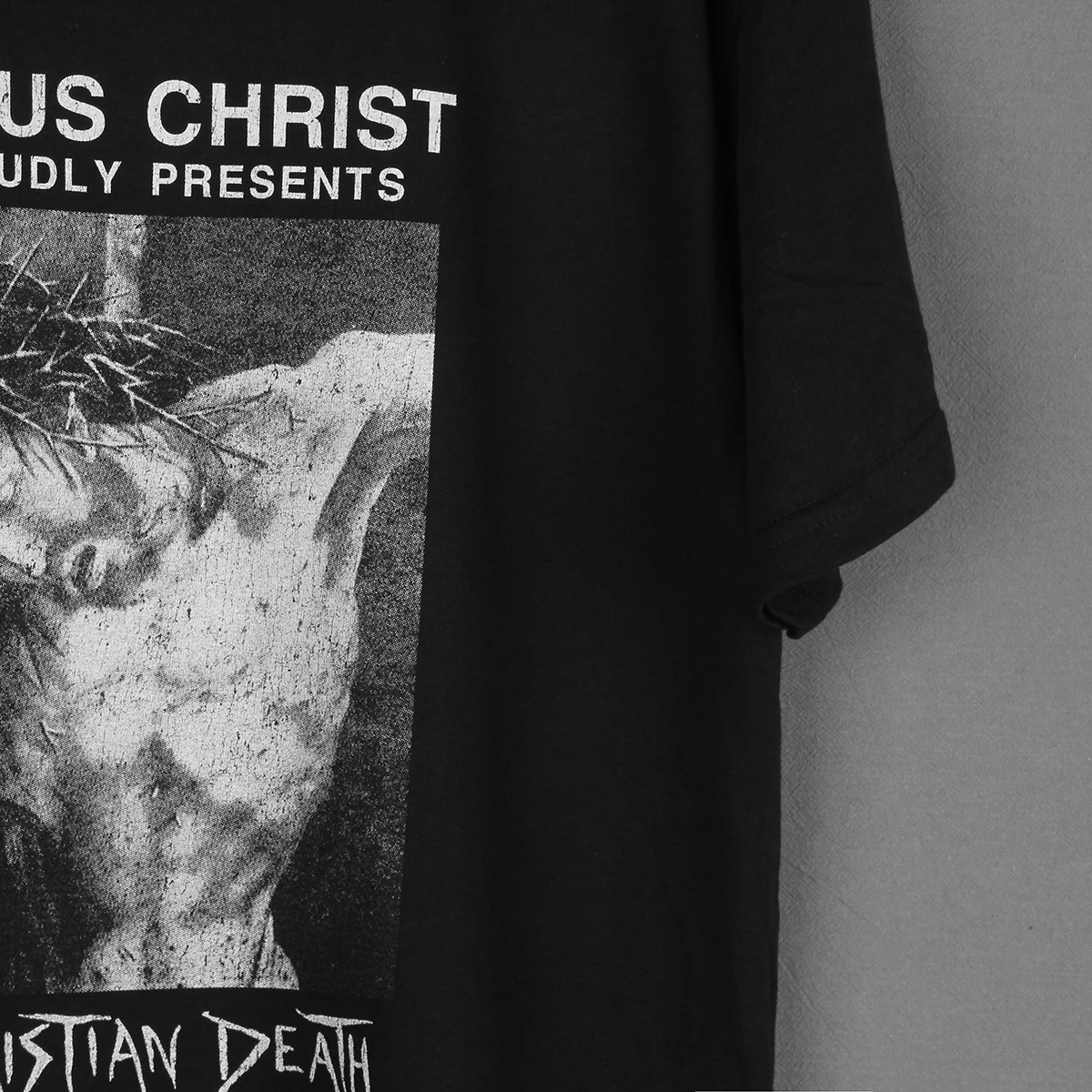 Christian Death T-Shirt Goth Rock Band Shadow Project Alien Sex Fiend Bauhaus Specimen Washed Retro Cotton Short Sleeves Shirts