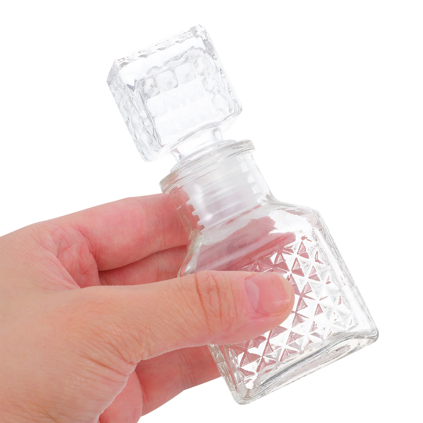 

6Pcs Transparent Wine Bottle Decanter Set 50Ml Portable Liquor Dispenser for Whiskey Tasting Freshness Preservation Aerator