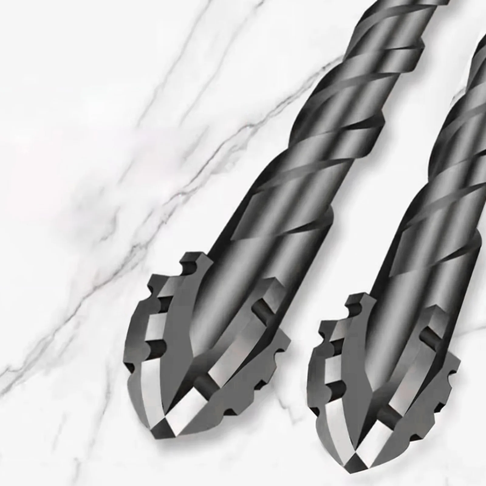 1Pc Drill Bit 6/8/10/12mm Four-Flute Eccentric Triangle Drilling Tools For Glass Tile Punching Tool Electric Drill Power Tool