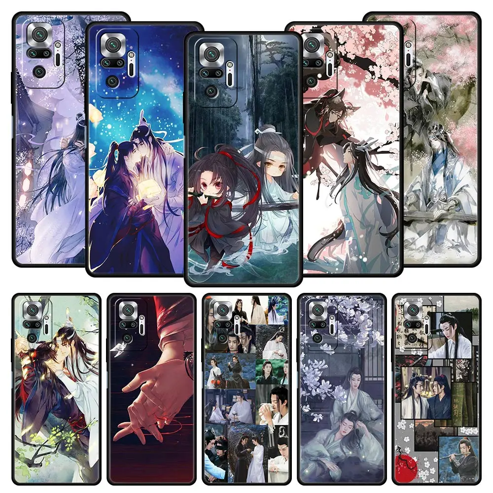 

Mo Dao Zu Shi Phone Case For Xiaomi Redmi Note 12 11 10 9 Pro 5G 9s 7 8 8T 10C 9A 9C 9T K40 Gaming Silicone Cover Coque Funda