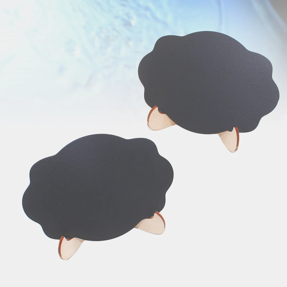 

10pcs Mini Blackboard Display Board Wooden Sturdy Chalkboards For Wedding Party Cafe Restaurant Table Number Holder Sign