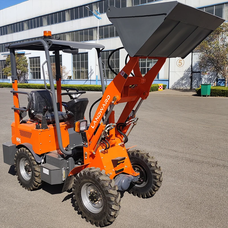 Carregador elétrico para uso agrícola, preço de fábrica, venda quente, pequeno, 400 kg, 4wd, novo equipamento de carregamento de energia, epa/euro 5, venda personalizada