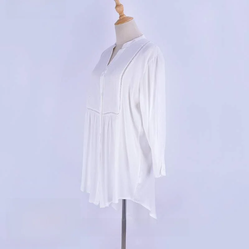 เสื้อคลุมชายหาดผ้าฝ้ายผสมสำหรับผู้หญิง รุ่นใหม่ สไตล์แฟชั่น เสื้อคลุมว่ายน้ำ เสื้อคลุมฤดูร้อน