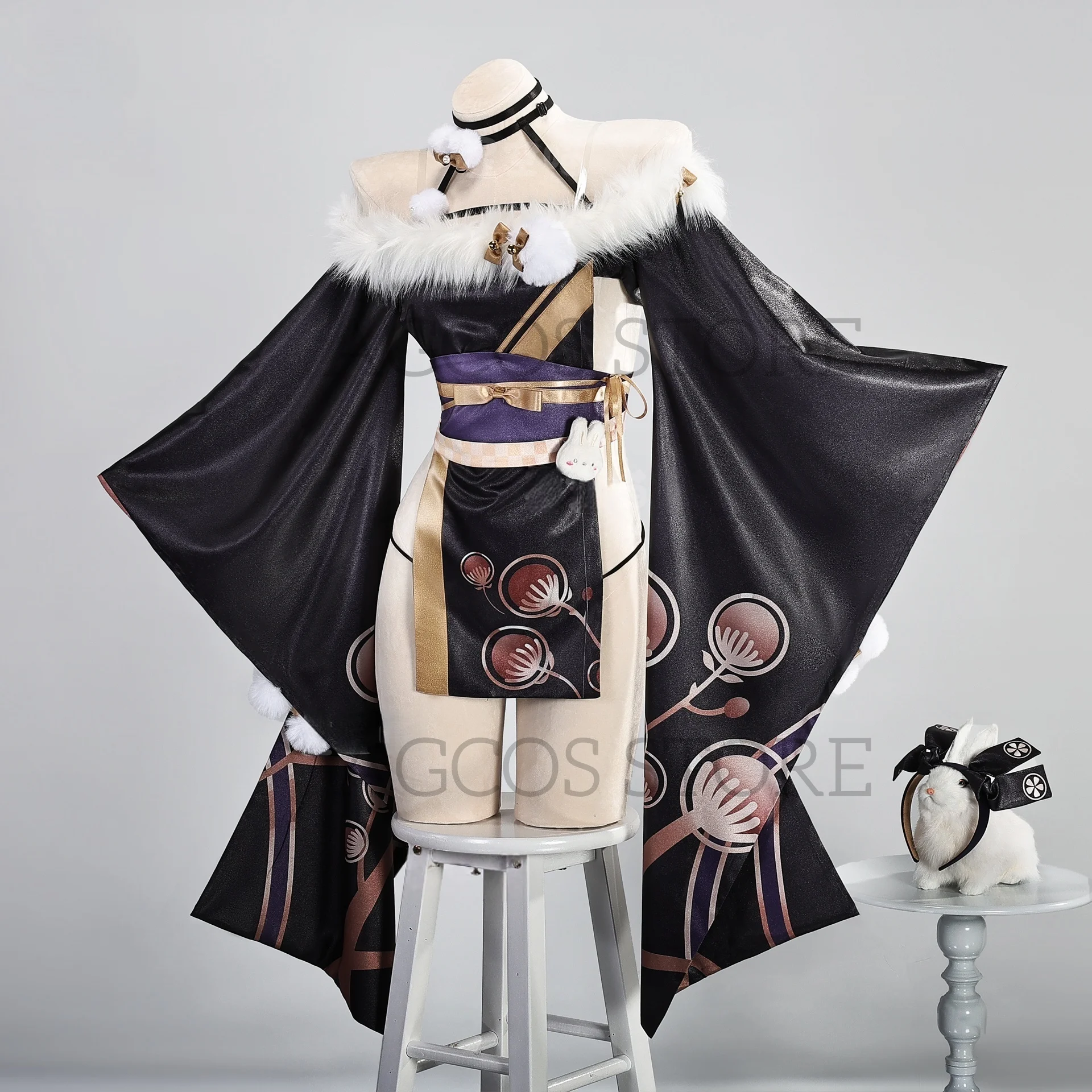 

AGCOS Azurr Lanne USS Laffey Rabbit Косплей Костюм Женская одежда на Хэллоуин Платье Игровые костюмы Косплей