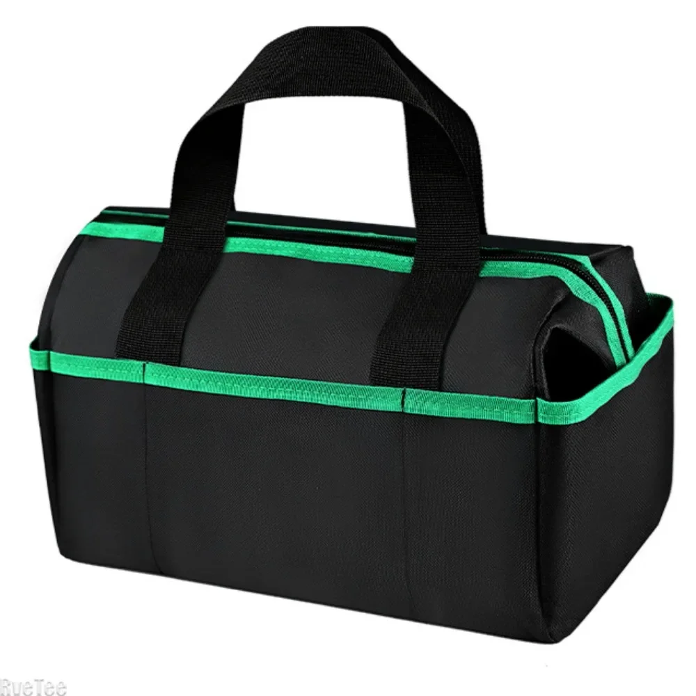 

13 Inch Thickened Enlarged Tool Bag with Hard-bottom Electrician Repair Storage Handbag Multi-functional Wear-resistant Toolkit