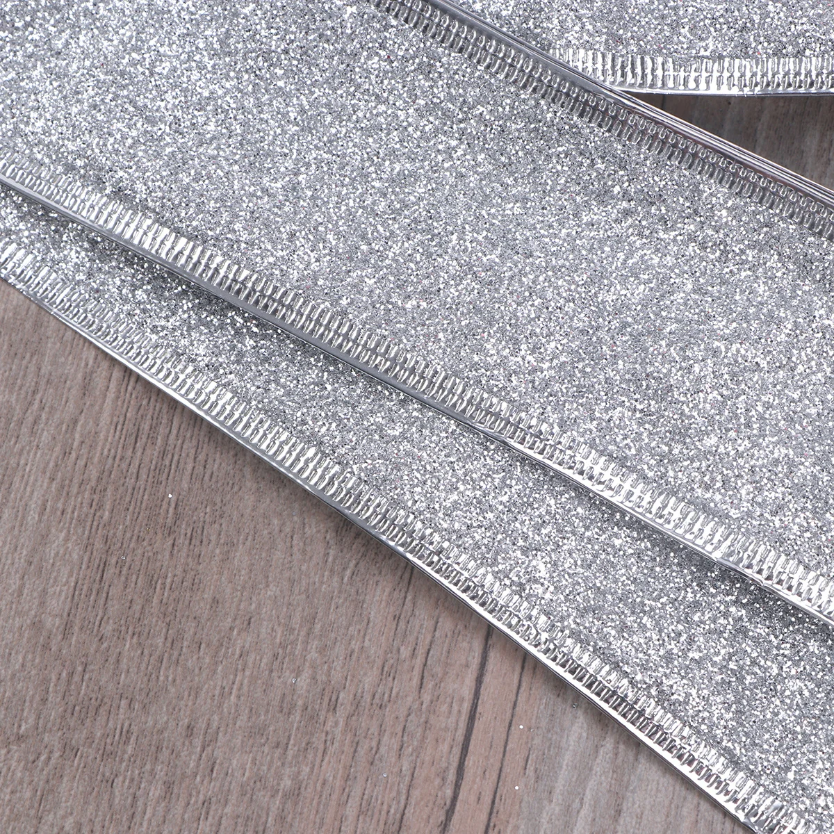 

CORHAD Glitter Wired Ribbon Red Gold Organza Hessian Christmas Home Decor Flash Metallic Wide Decoration