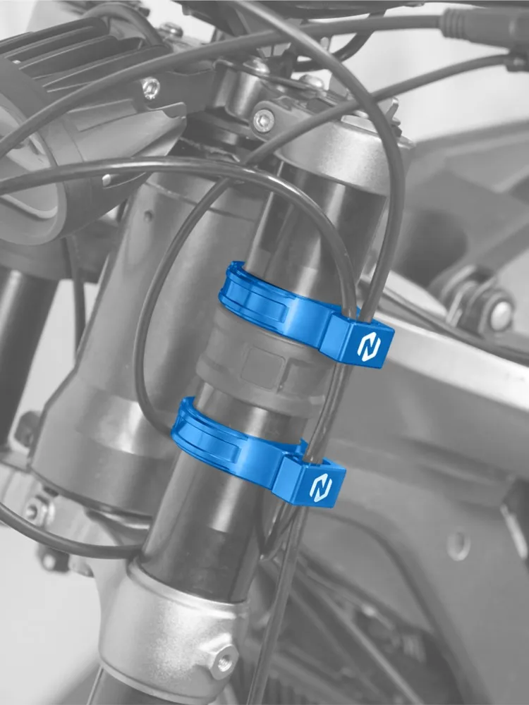 AliExpress NICECNC 2PCS Front Fork Hose Brake Line Holder For Surron light bee X light bee S L1E Segway X160 Segway X260 Sur-ron Bike Part