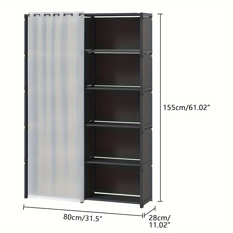 Custom.Modern Multi-Purpose Storage Cabinet Organizer Bookshelf Display - Iron Frame, Large Capacity, Easy to Assemble, Dus