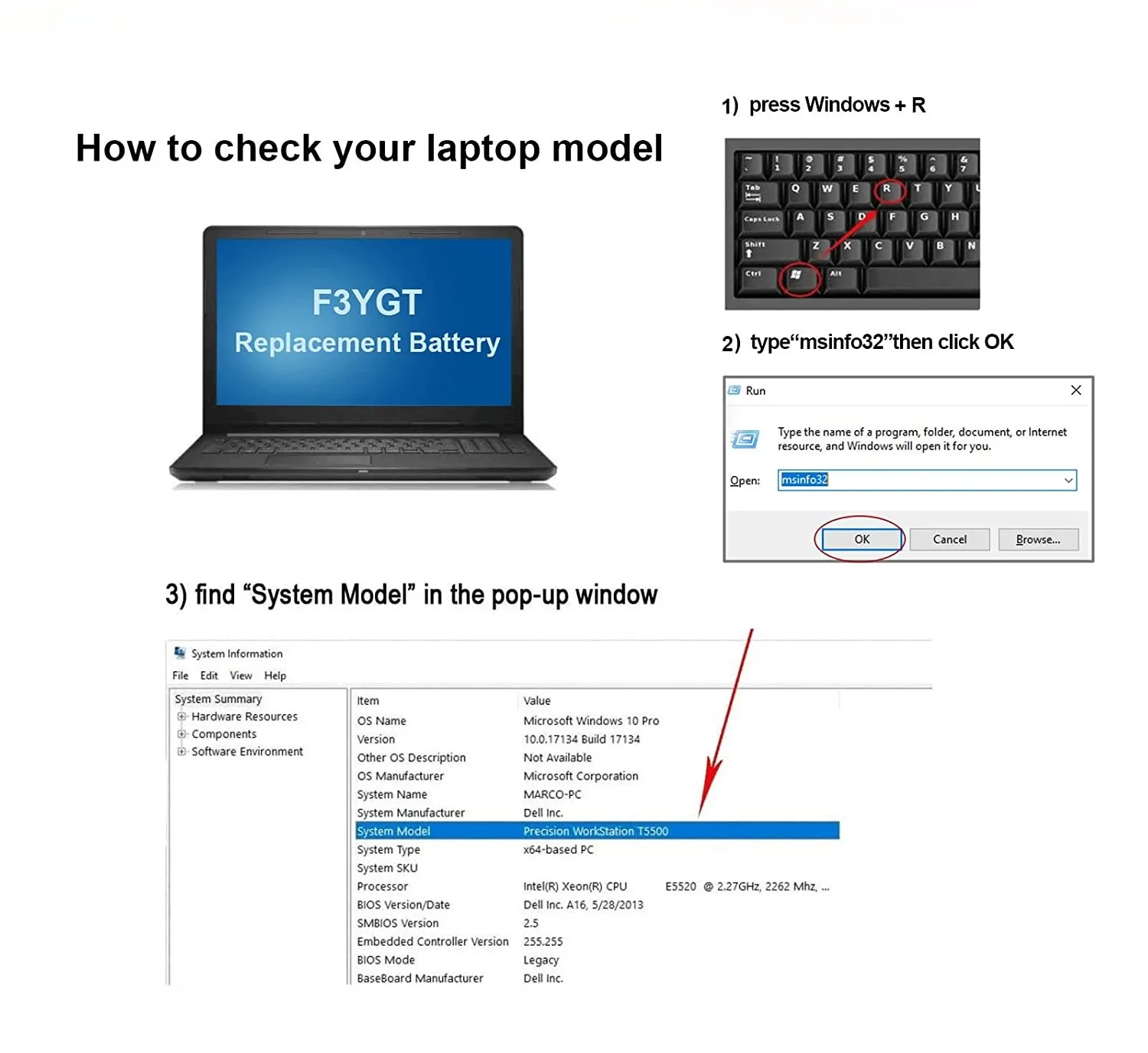 Neuer f3ygt Laptop-Akku für Dell Latitude 12 7000 e7280 e7290 e7380 e7390 e7480 e7490 f3ygt 2 x39g kostenloses Tool