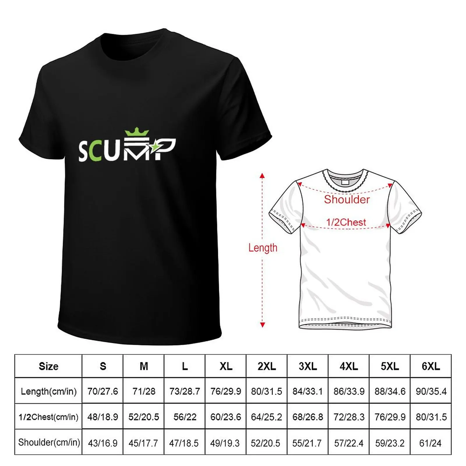 optic scump collection T-Shirt t shirts for man cotton funny T-Shirt