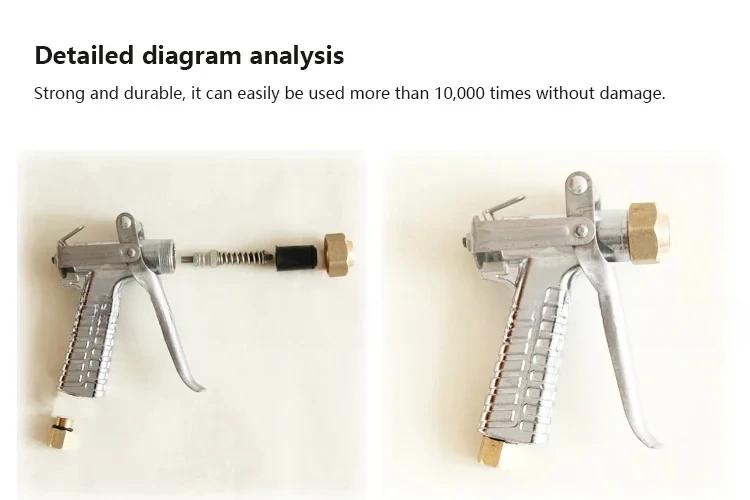 Stainless steel liquid high pressure farm implement fruit tree fertilization gun Agricultural fertilizer injection gun