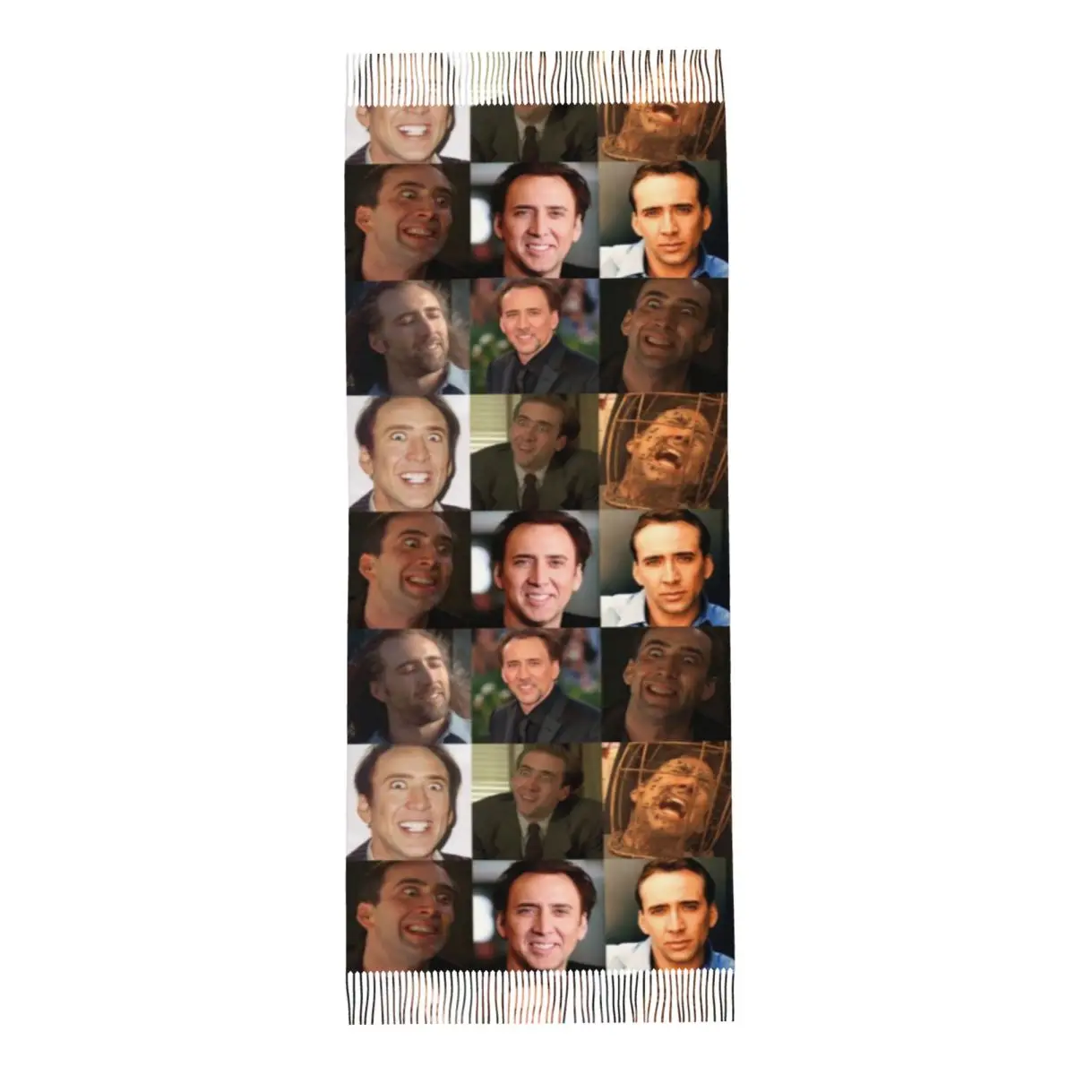 Nicolas Cage Funny Face Meme S - Pashmina Wrap Large avis et prix