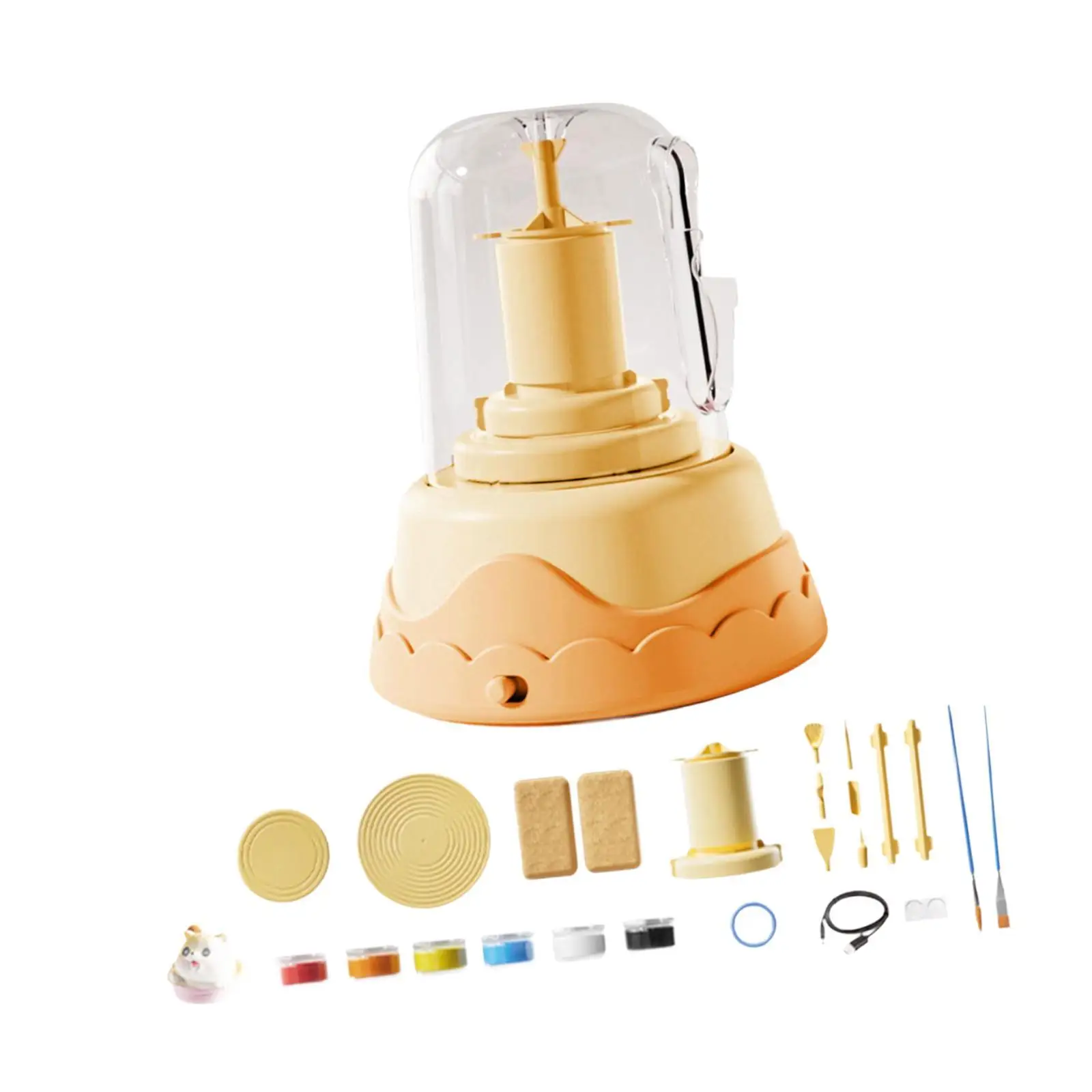 Children's Electric Pottery Wheel Kit for DIY Art Projects And Crafting