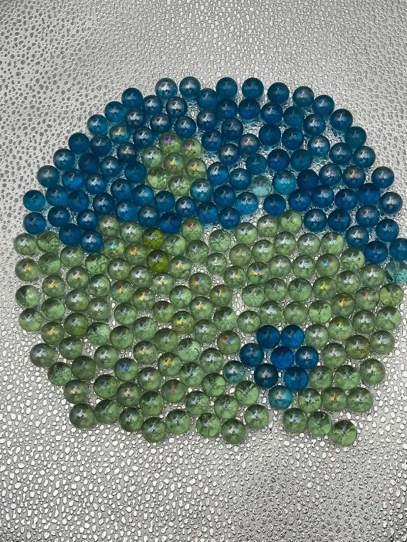 50/100PCS 14MM Solid Color Glass Marbles Home Decoration Balls For Boys Casual Stress Relief Parent-Child Interactive Toy