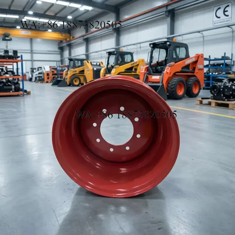 Steel Wheel Rim 16.5x8.25 Newly Designed Engineering Loader Rims 8.25X16.5 Fit 10-16.5 for Wheel Load