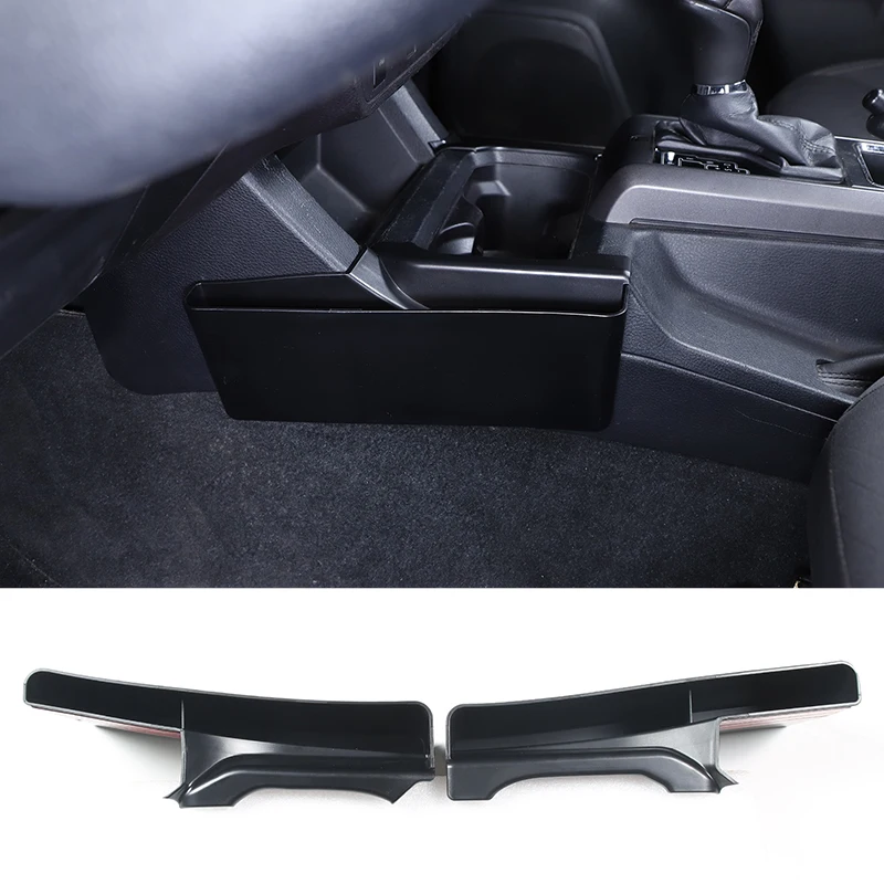 

For Toyota Tacoma 2017 2018 2019 2020 2021 2022 2023 ABS Black Car Central Control Side Storage Box Organizer Car Accessories