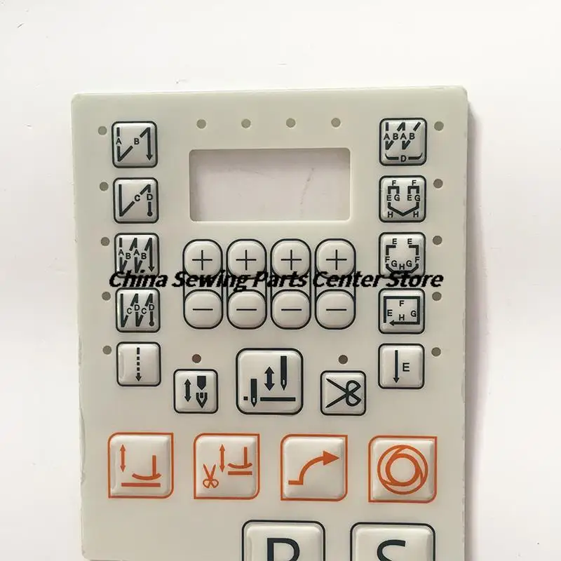 QIXING ZHONGBANG ZHONGYI ZOJE Control Box Operation Panel Sheet Board Membrane Keypad Switch Paper Sticker Industrial Sewing