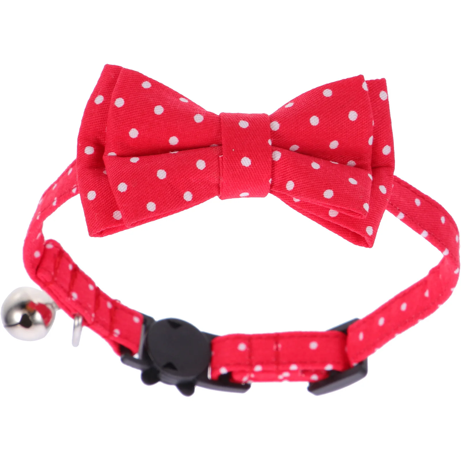 

Bow Tie Dog Collar in Cute Colors Soft Cotton Pet Collar with Bell for Dogs Adjustable Dress Up Accessory for Daily Wear