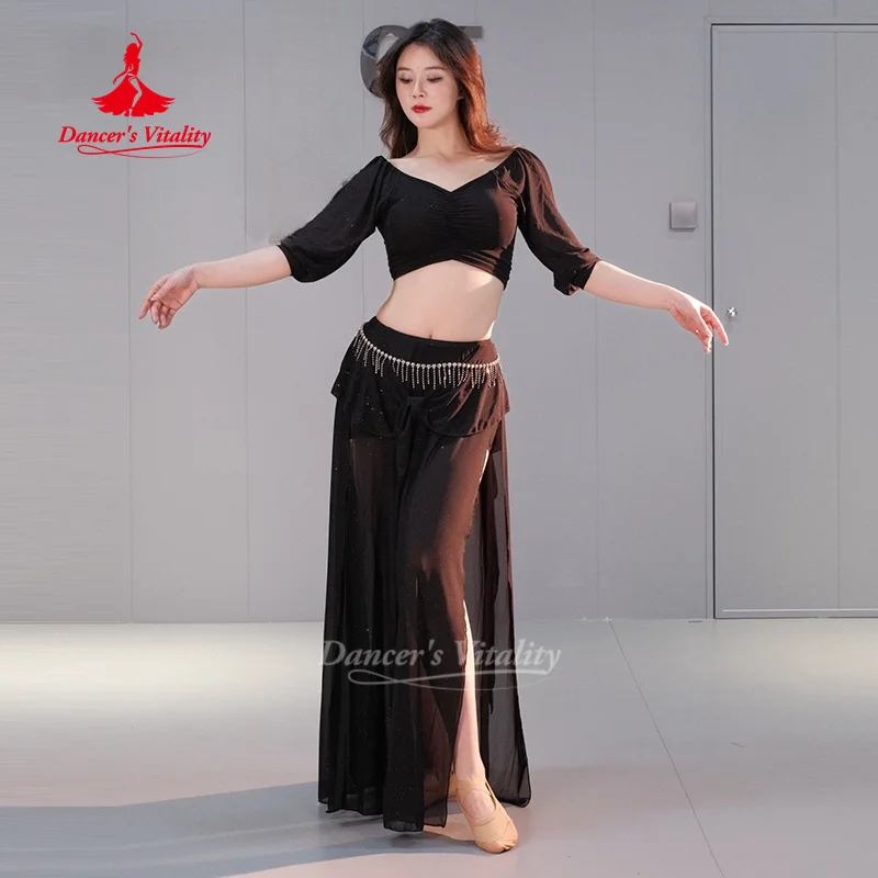 BellyDance Costume Set Comfortable and Breathable Water Yarn Set