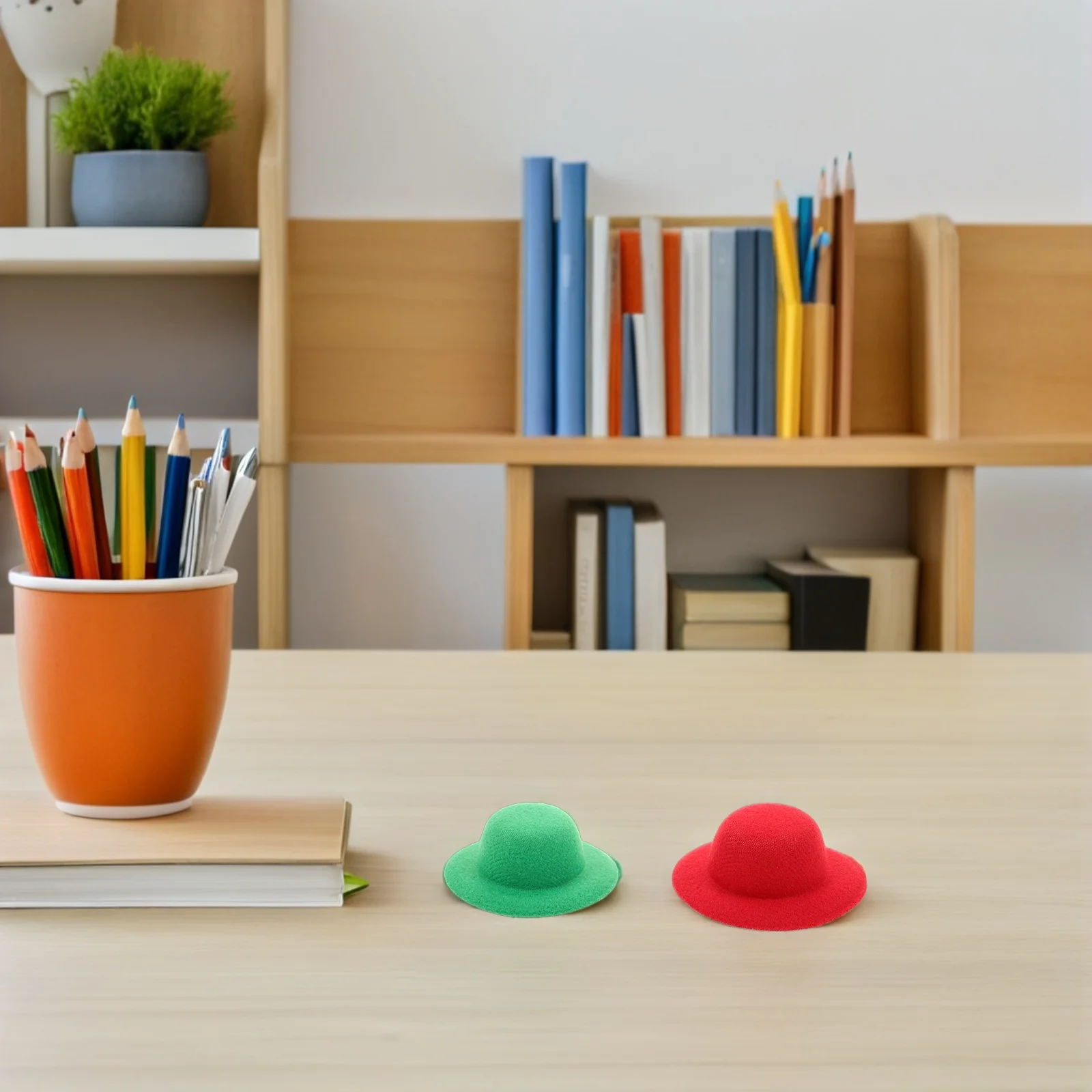 12pçs chapéus de vestido formal coloridos em miniatura, chapéus minúsculos para decoração de festa, artesanato diy, chapéu de boneco de neve, chapéu pequeno de boneco de neve