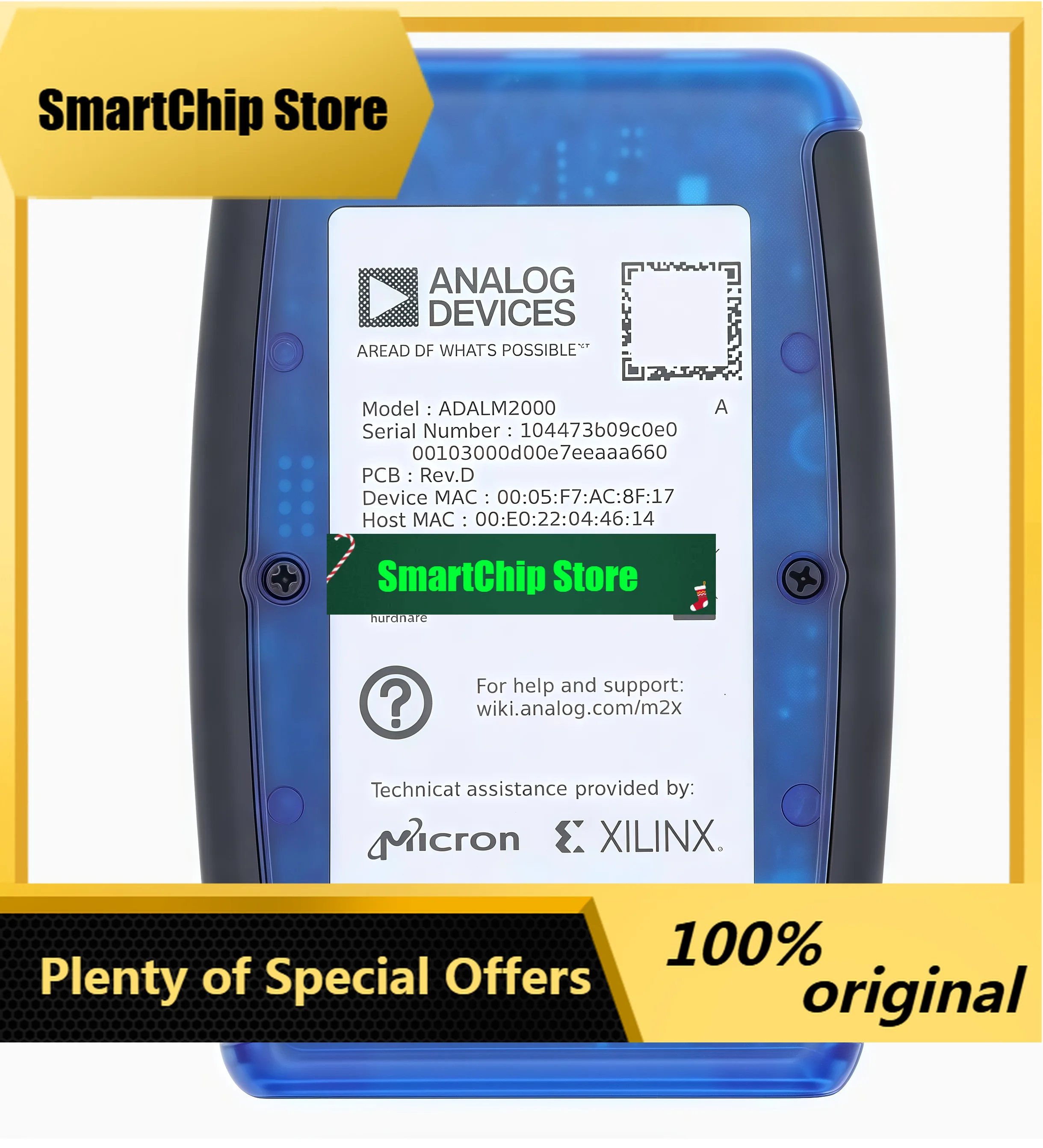 SmCpADALM2000 Active Learning Module 2 Entry-Level Hardware Logic Analyzer