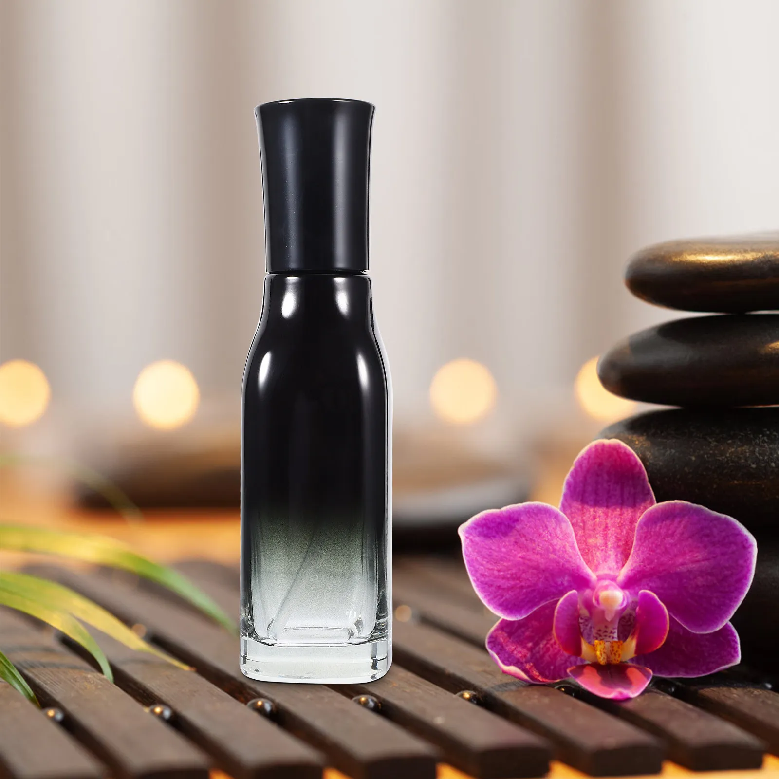 2-個の空のファンデーションボトル-クリームボトル-化粧品詰め替えボディオイルポンプ-ローション容器-メイクアップボトリングフェイス用