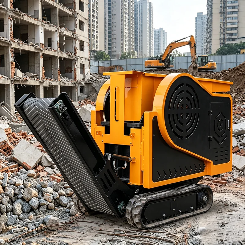 Tracked Mobile Jaw Crusher Heavy Duty Stone Crushing Unit for Large Quarry Operation