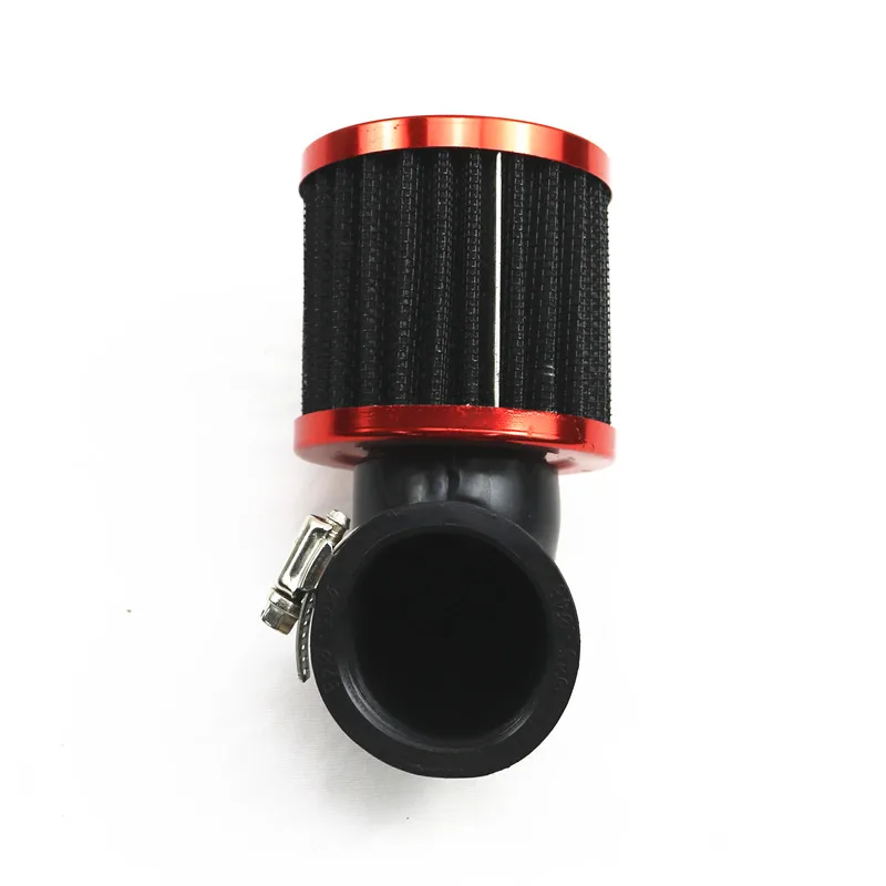 45-48mm Red Right Angle Air Filter Cleaner Off Road Bike Dirt