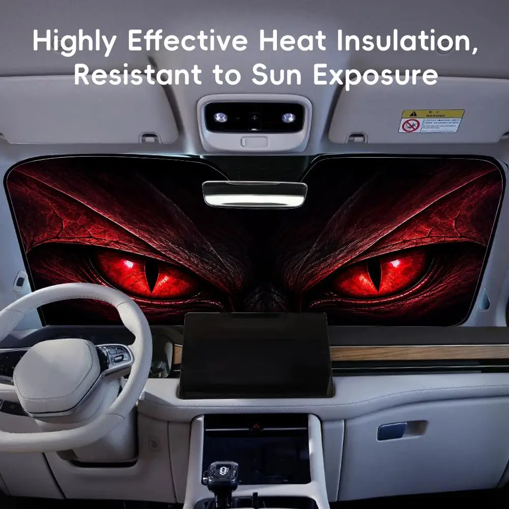 Cold Scan Sun Visor Portable Car Windshield Sun Shade UV Protection and Heat Insulation for Front Window