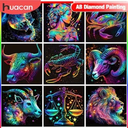 HUACAN Diamond Painting Horoscope AB Drill Mosaic Fantasy Starry Night Decorative Paintings Home Decor Gift