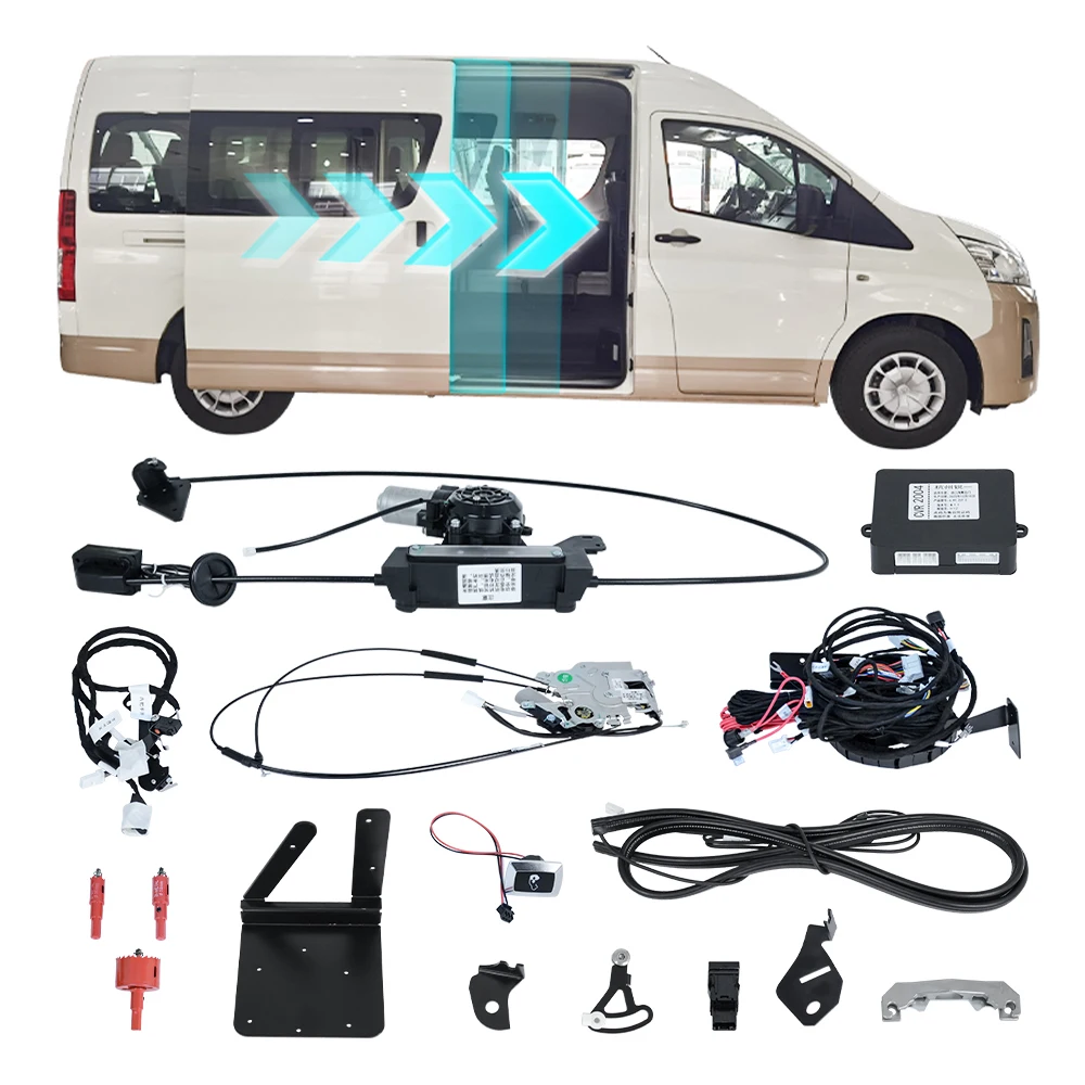Anti-Theft Electric Sliding Door For Toyota HiAce Super Long Body 2020+