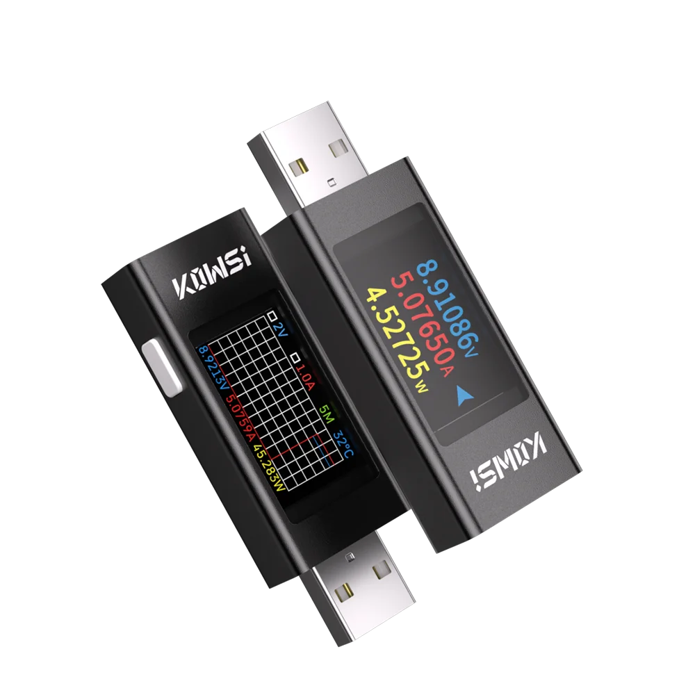 KWS-MX23 HD 1.06 inch IPS Display Multi-function USB Tester Voltage Ammeter Power Meter DC 4-30V 0-8A