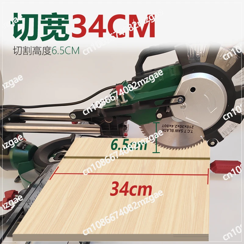 High Precision Aluminum Wood Rod Cutting Machine with 45 Degree Beveled Edge Aluminum Machine