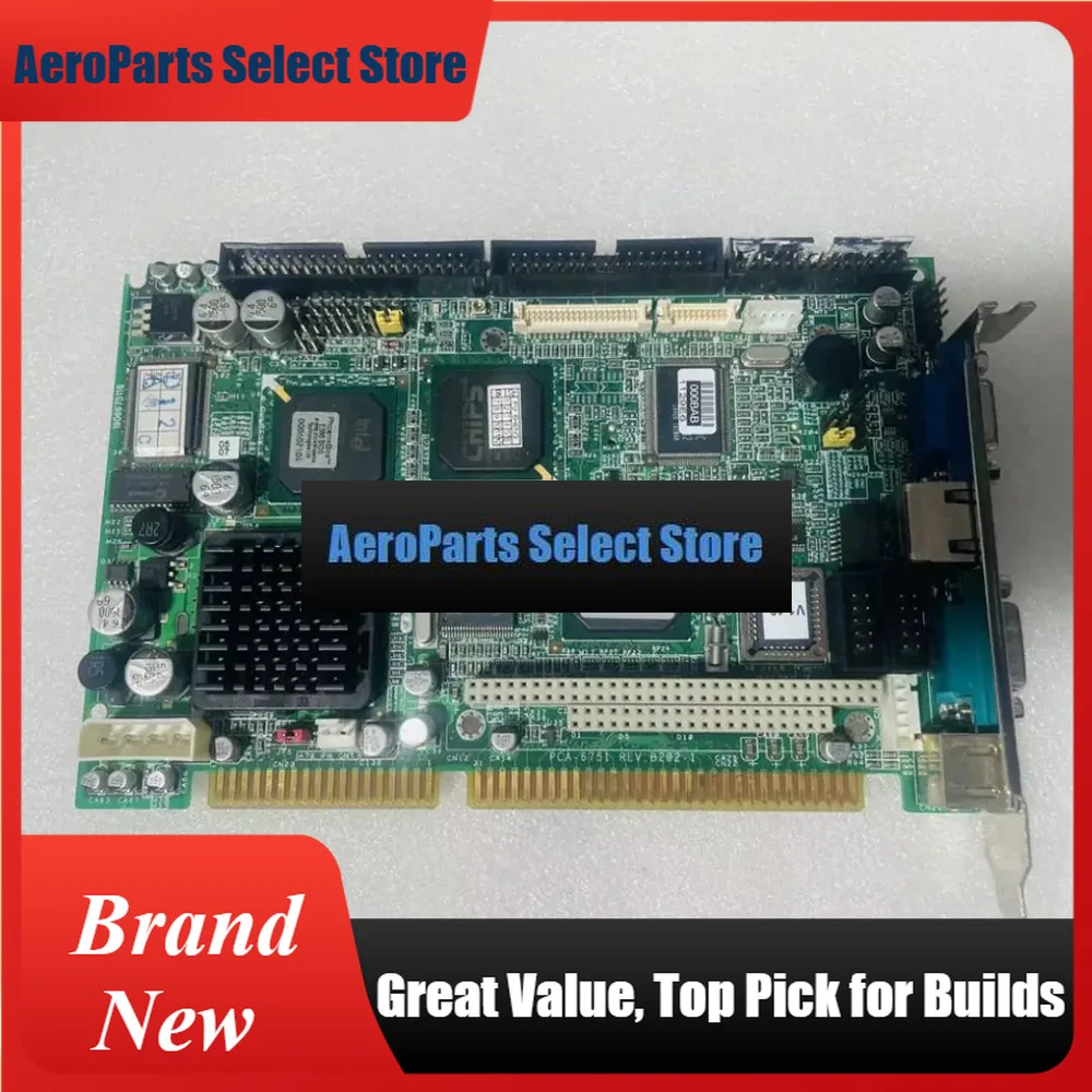 AeroPartsPCA-6751 REV B2 Industrial Control Motherboard PCA-6751 REV:B202-1 Half-length ISA Card